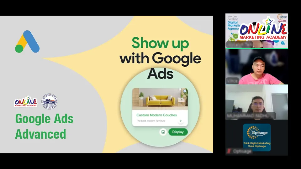 Digital Marketing Training In Johor Bahru | Malaysia - Google Ads Advanced