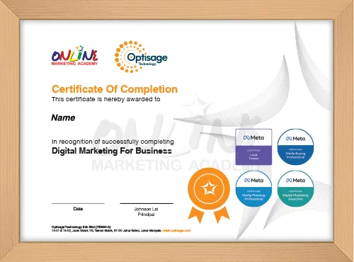 Digital Marketing For Business Certificate