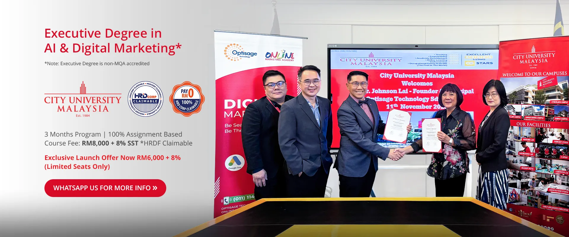 Executive Degree in AI & Digital Marketing | Johor Bahru Malaysia Executive Degree in AI & Digital Marketing | Johor Bahru Malaysia